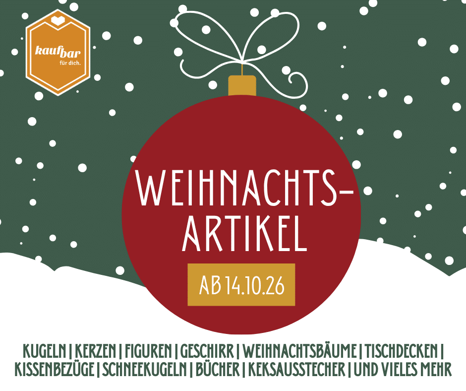 ab 14.10.26 gibt es in der kaufbar Viersen Weihnachtsartikel zu kaufen